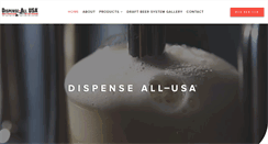 Desktop Screenshot of dispenseall-usa.com